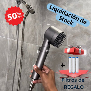 PURWATER ™(Cabezal de Ducha de Alta Presión)+ 3 filtros de REGALO